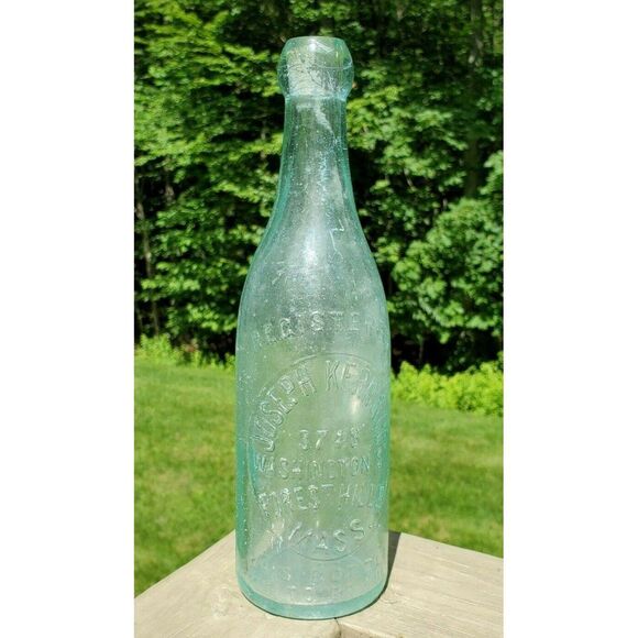 Joseph Kern & Co Forest Hills Boston Mass Blob Top Beer Bottle 3748 Washington - Picture 1 of 8